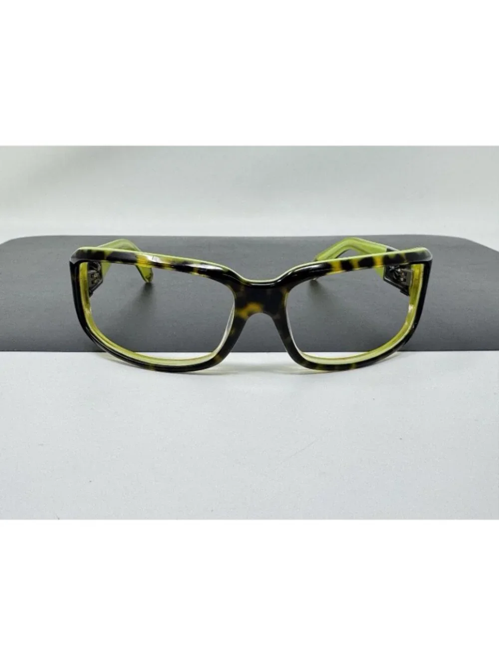 Vintage Chrome Hearts FIX Tortoise Green Sunglasses Japan FRAMES ONLY